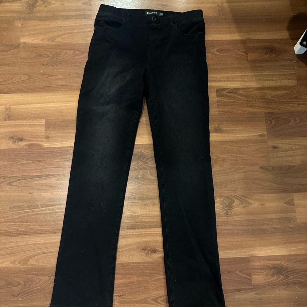 Betabrand- Pull On Black Women's Jeans